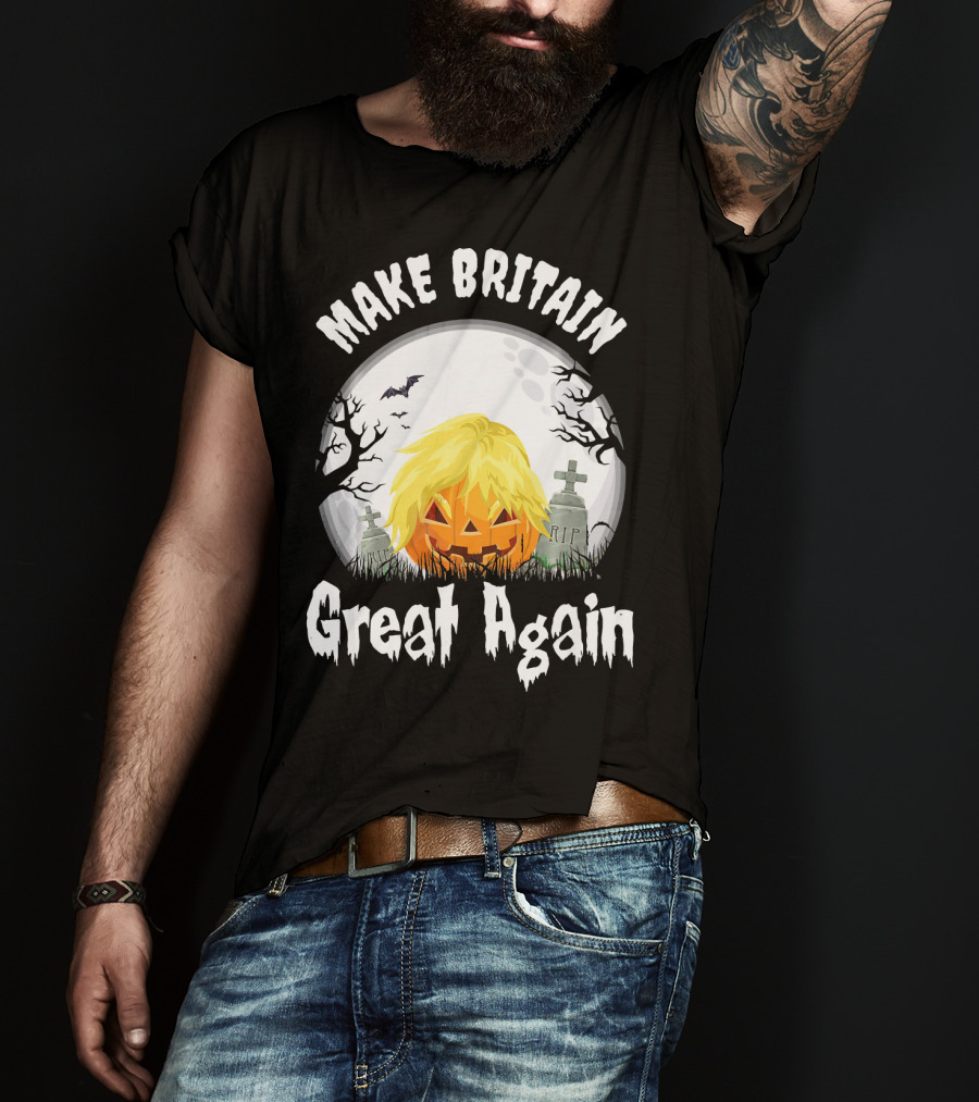 Make Britain Great Again Halloween Brexit Pumpkin T-Shirt