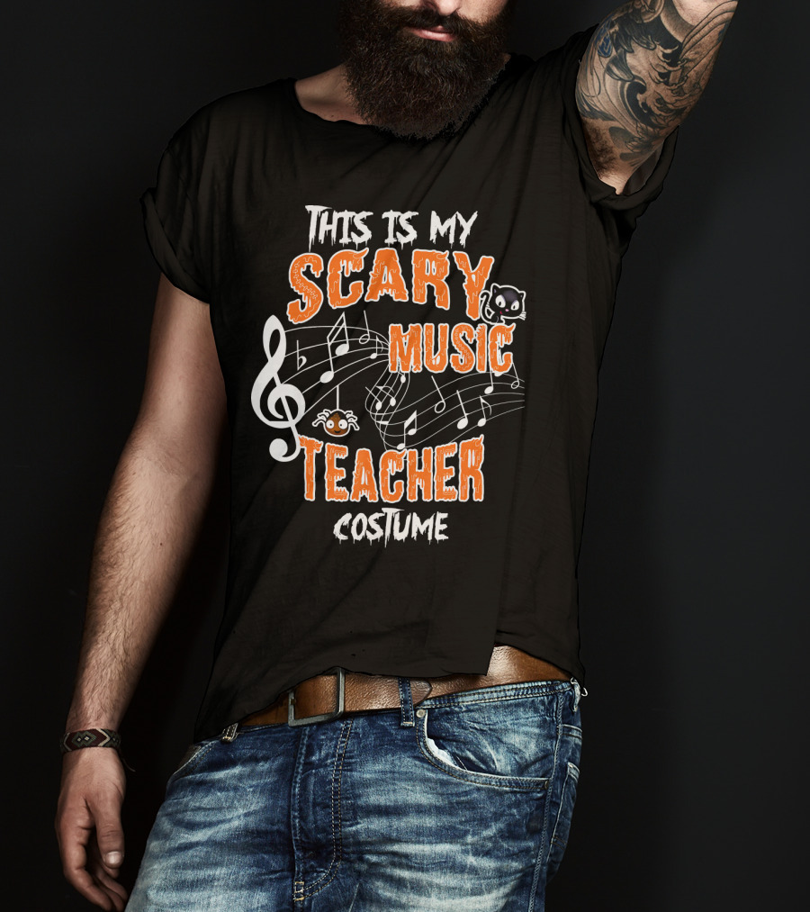 This Is My Scary Music Teacher Costume T-Shirt