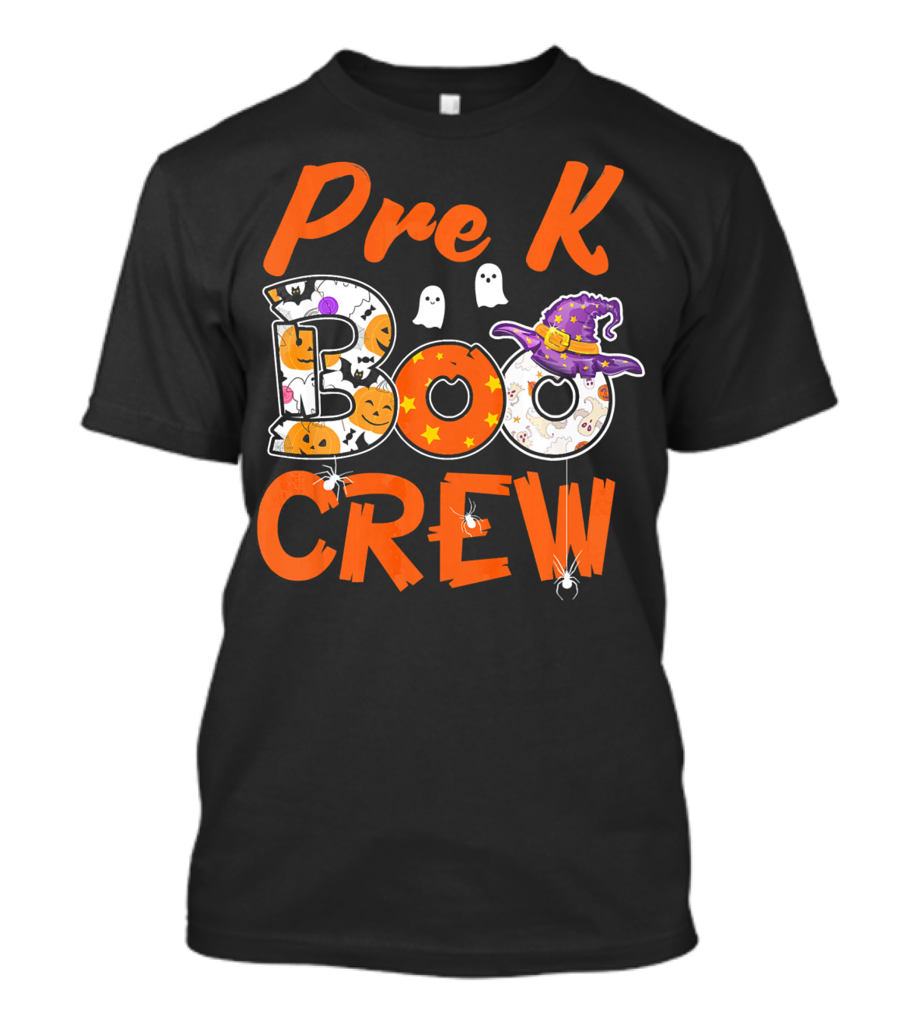 Pre K Boo Crew Teacher Kids Halloween T-Shirt