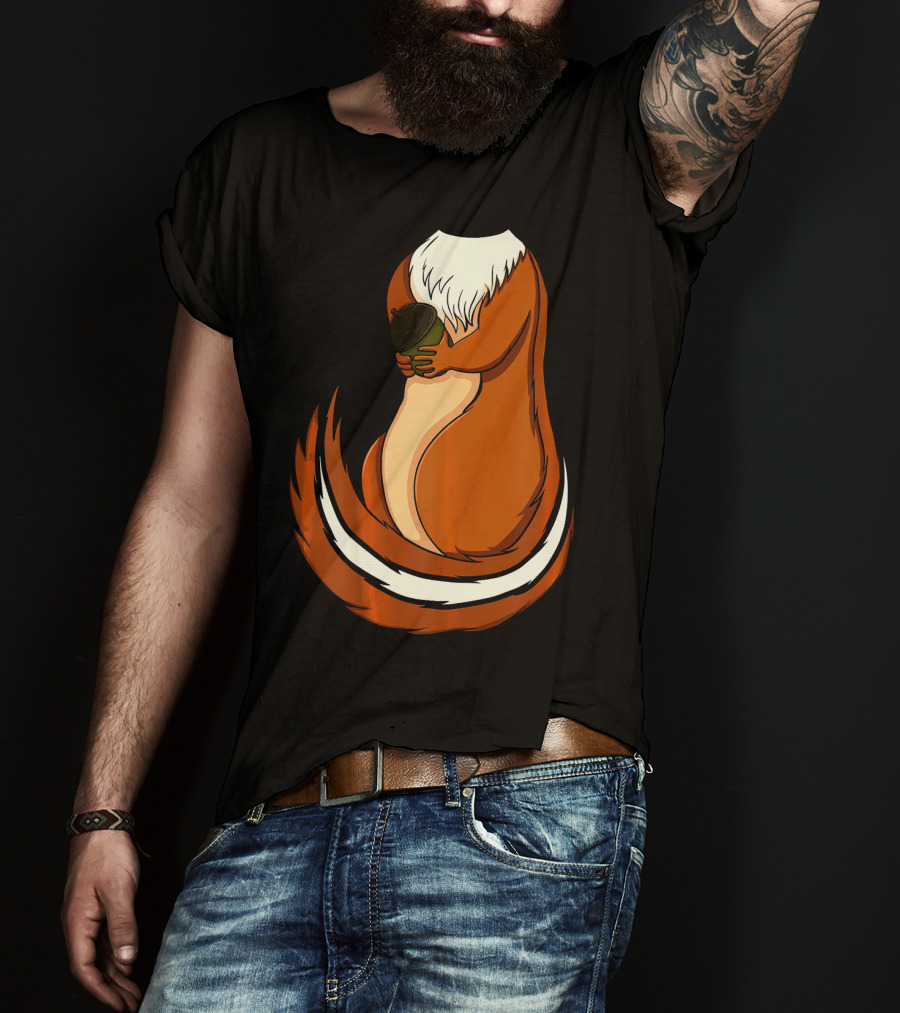 Chipmunk Holding Acorn T-Shirt