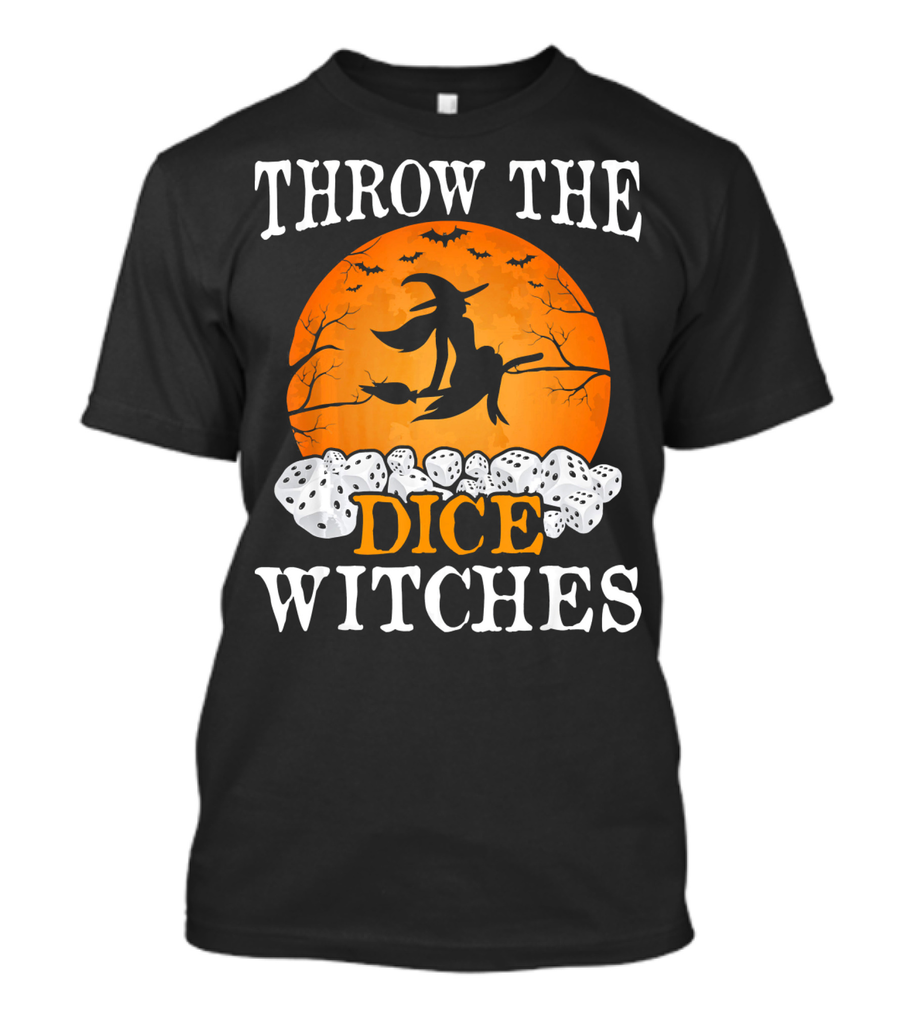 Throw The Dice Witches Halloween Bunco Night T-Shirt