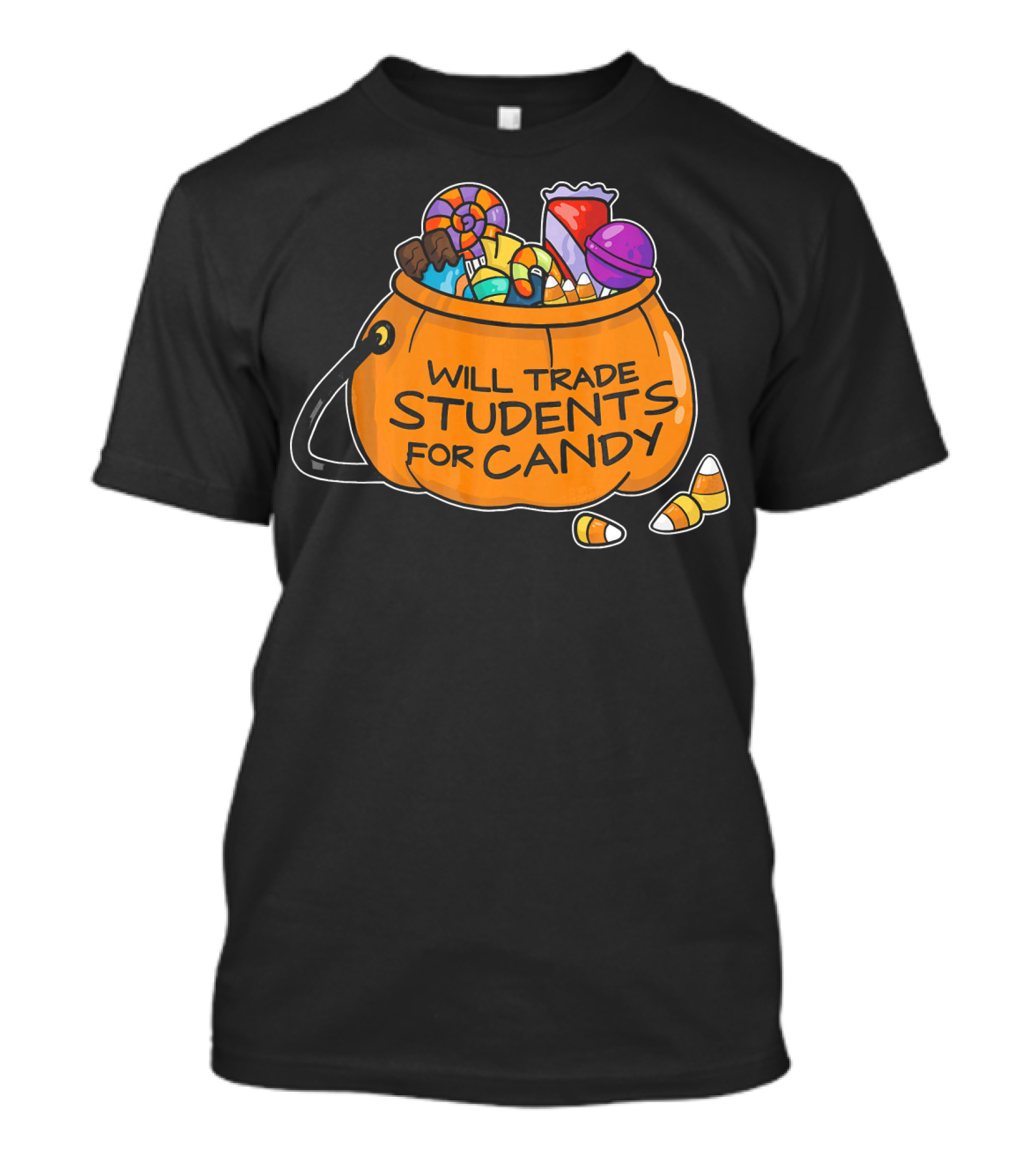 Will Trade Students For Candy Halloween Humor T-Shirt