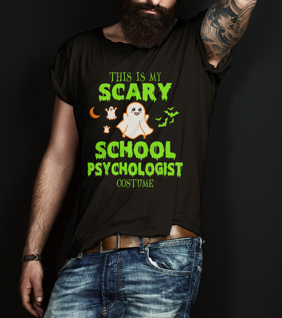 This Is My Scary School Psychologist Costume T-Shirt