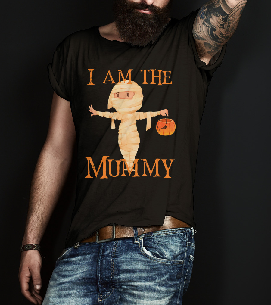 I Am The Mummy Matching Family Halloween T-Shirt