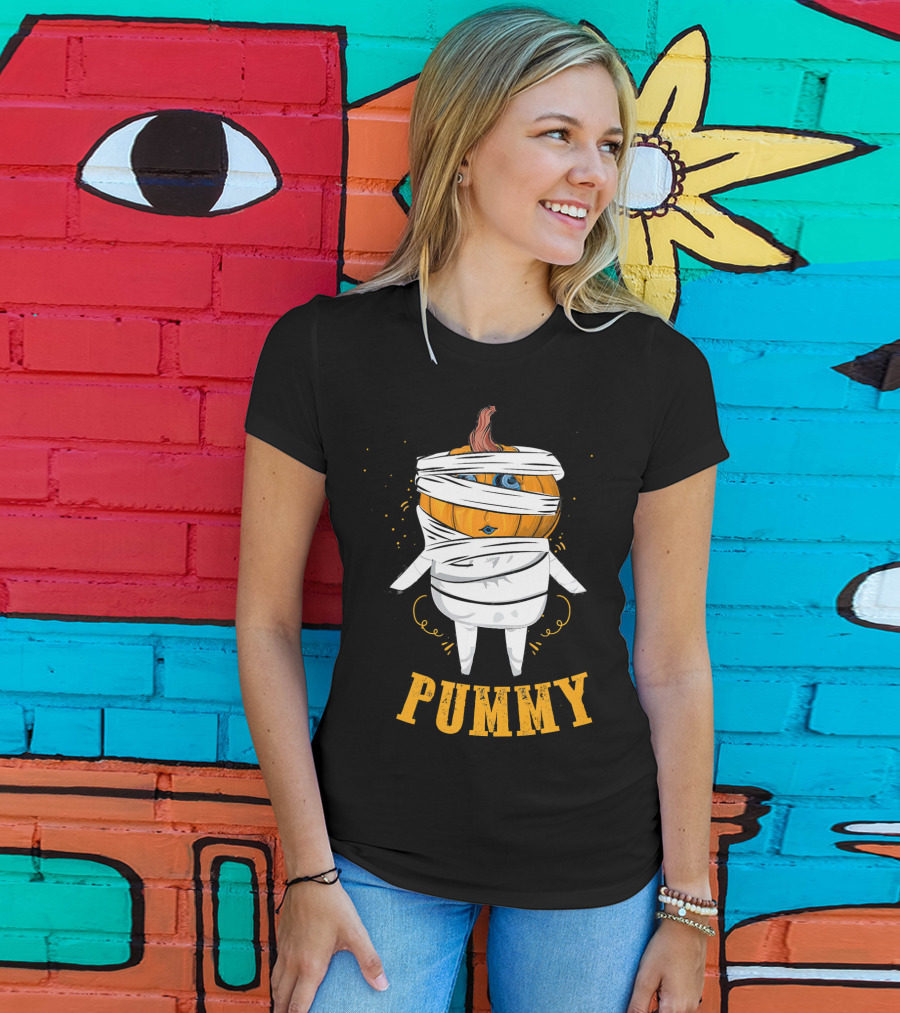 Funny Mummy Pumpkin Pummy T-Shirt