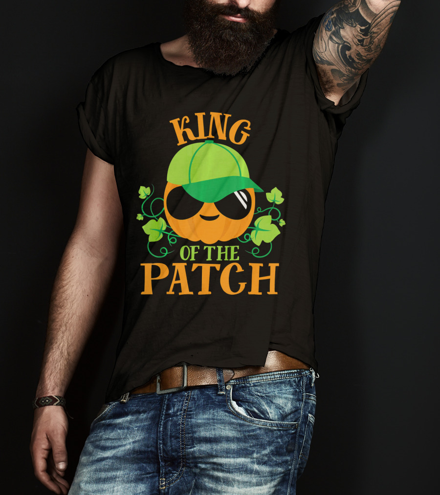 King Of The Patch Pumpkin Matching Famil T-Shirt