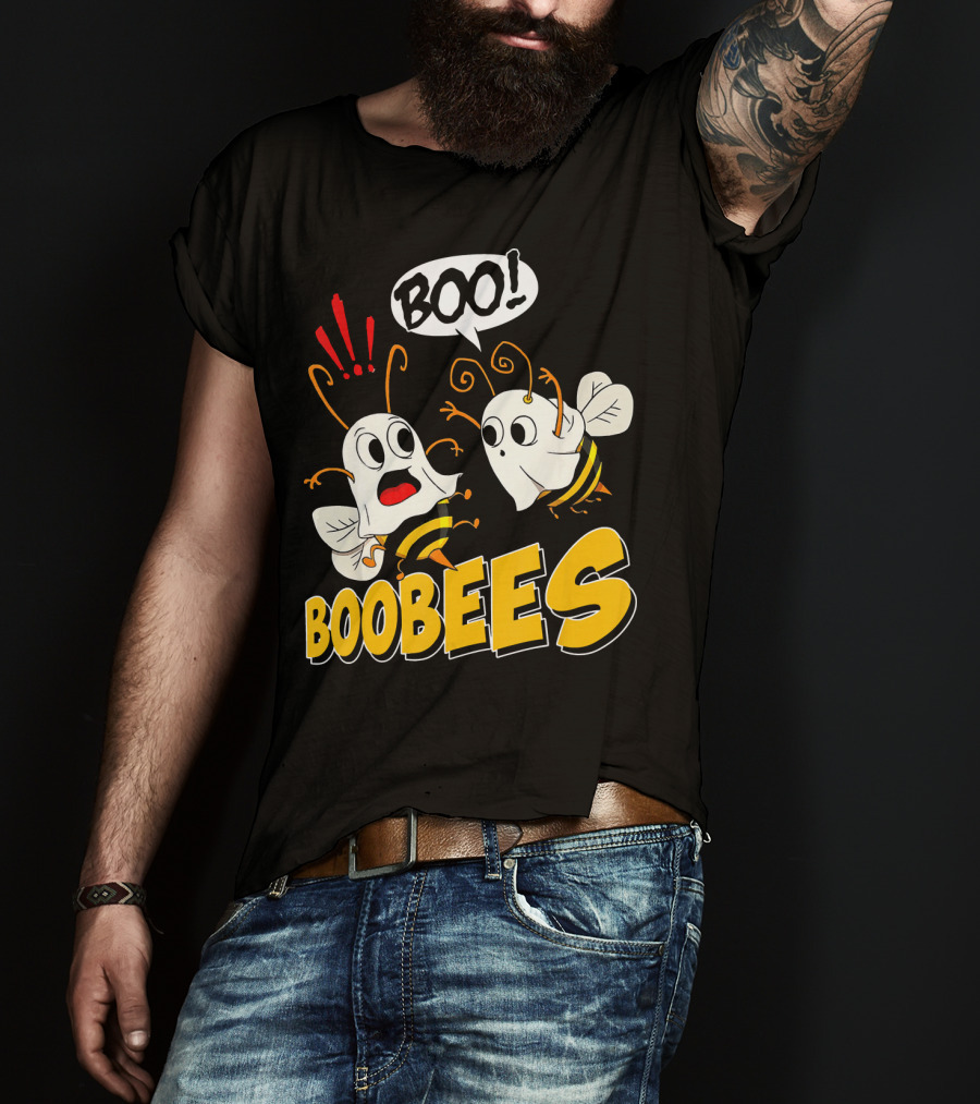 BOO Boobees Happy Halloween Day T-Shirt