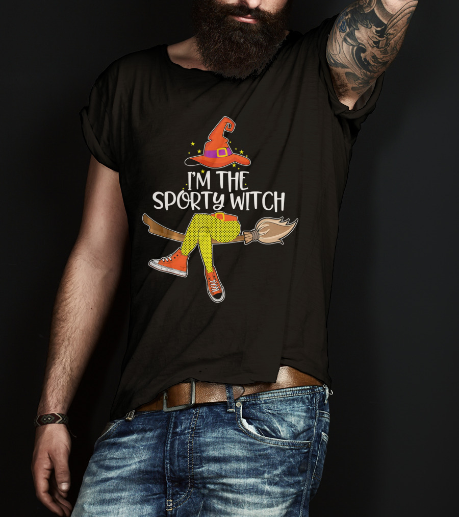 I'm The Sporty Witch Halloween Match T-Shirt