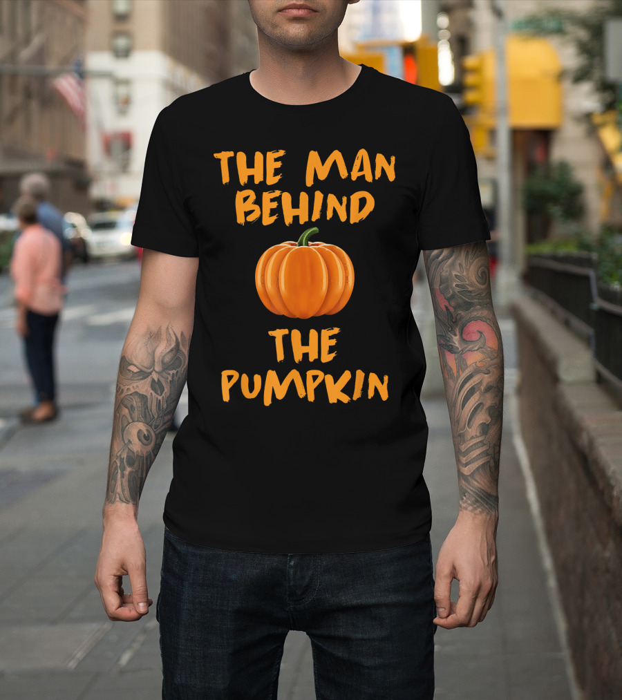Halloween The Man Behind The Pumpkin T-Shirt