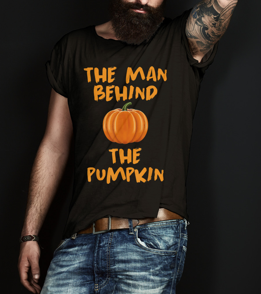 Halloween The Man Behind The Pumpkin T-Shirt
