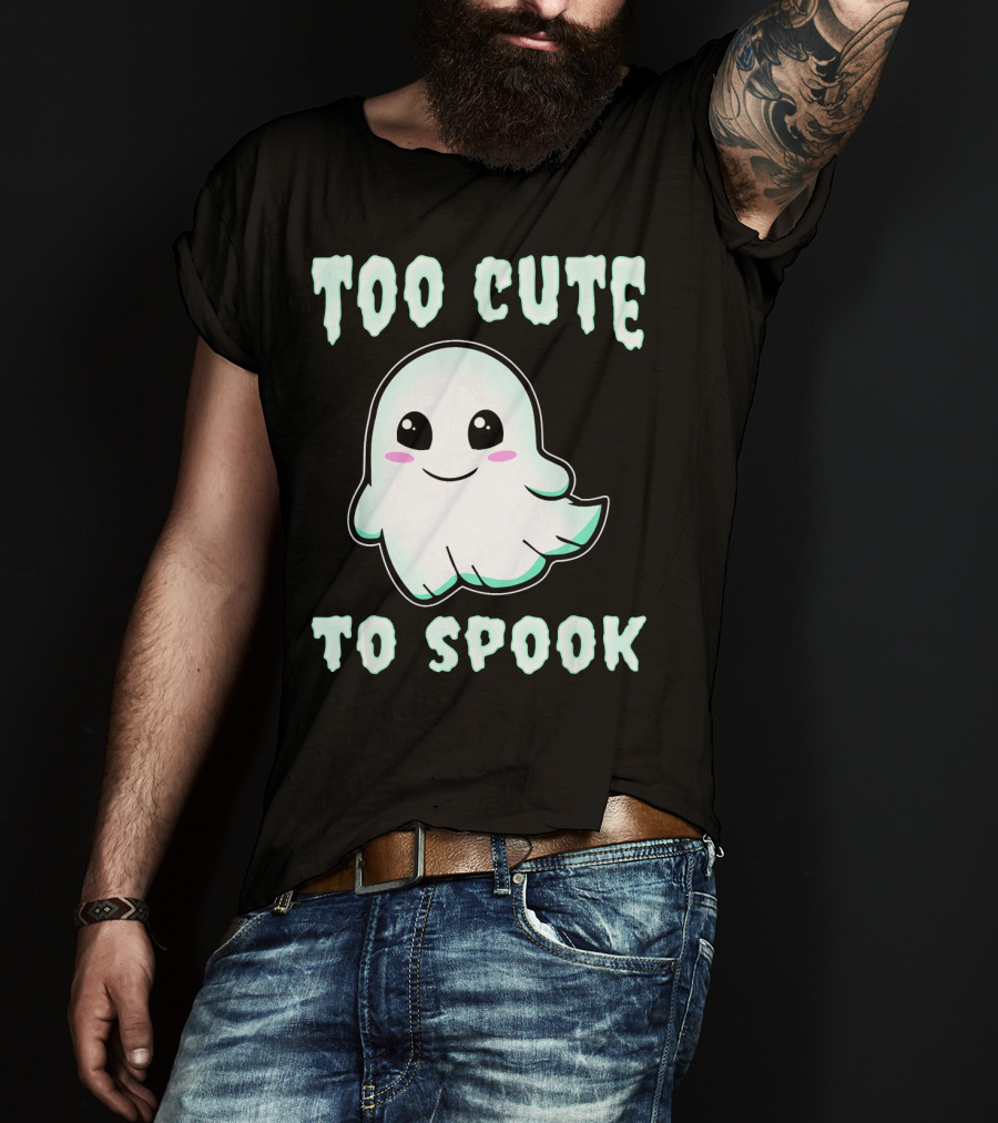 Too Cute To Spook Ghost Charm T-Shirt