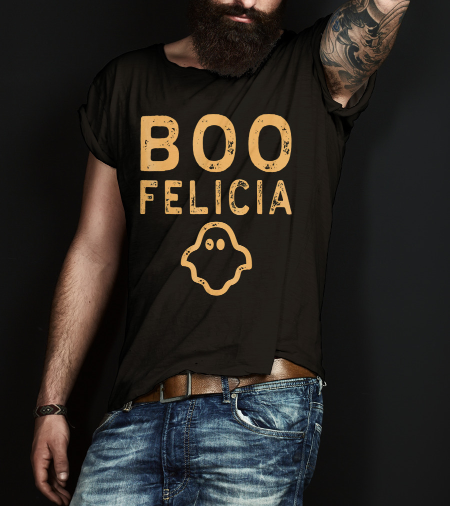 Boo Felicia Halloween Ghost T-Shirt
