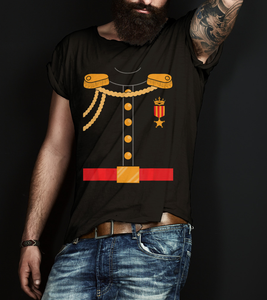 Prince Costume Fairy Tale Royal Prince Regal Jacket Emblem T-Shirt