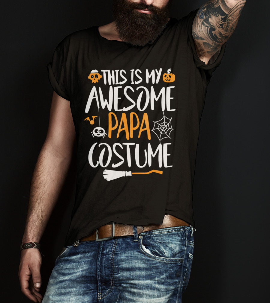 This Is My Awesome Papa Halloween Costume T-Shirt