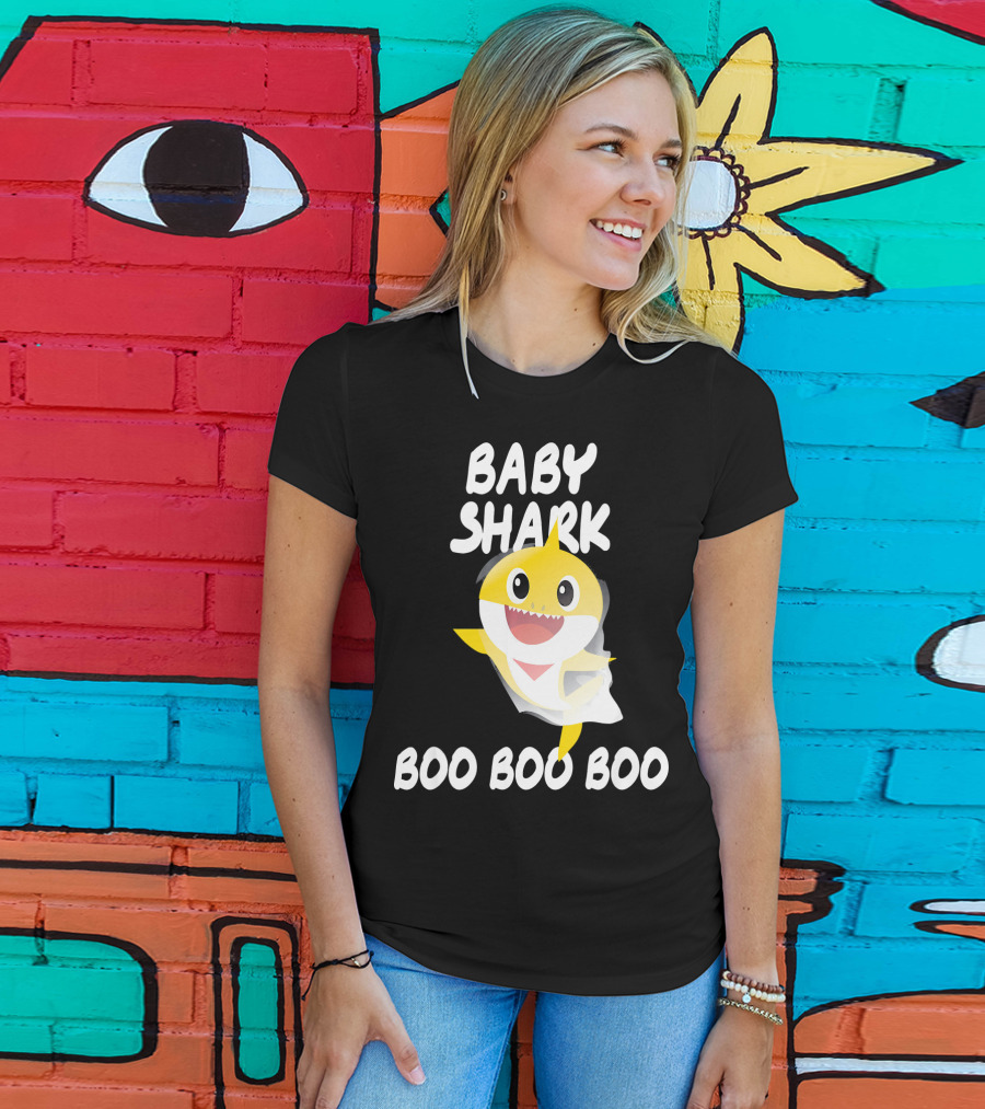 Baby Shark Halloween Boo Boo Boo T-Shirt