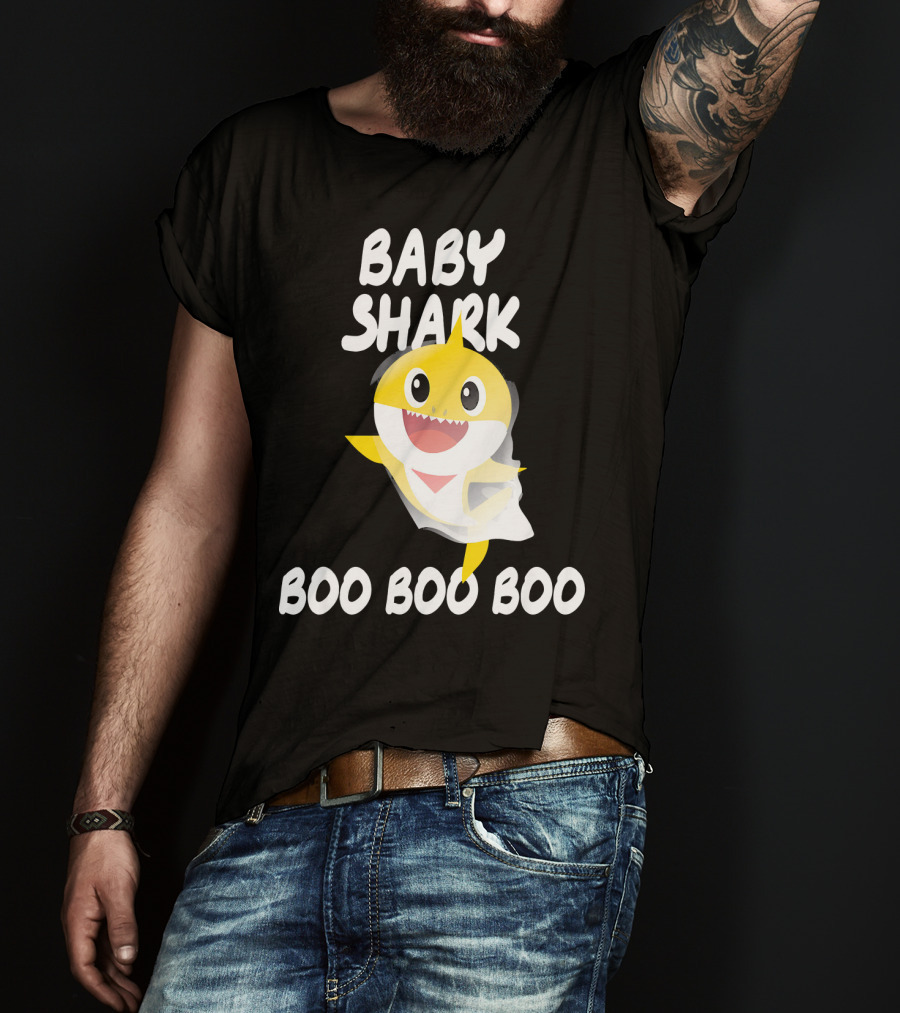 Baby Shark Halloween Boo Boo Boo T-Shirt