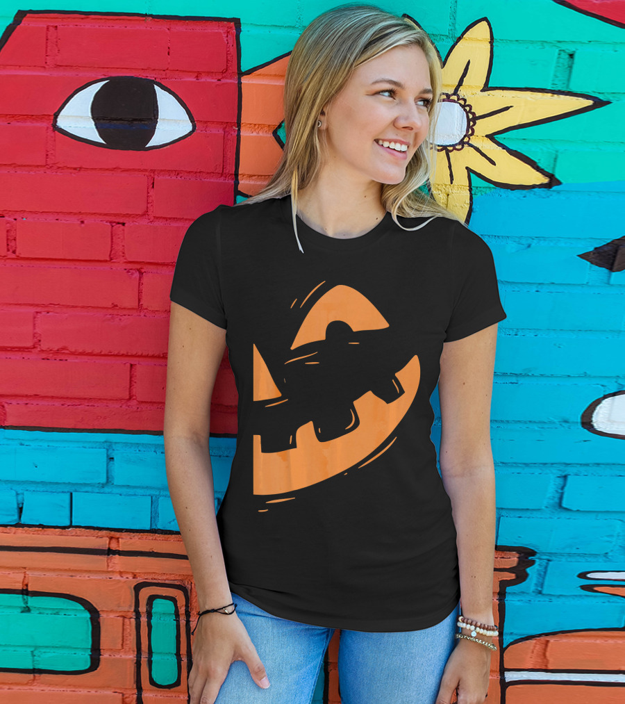 Jack O Lantern Pumpkin Face Halloween Smile T-Shirt