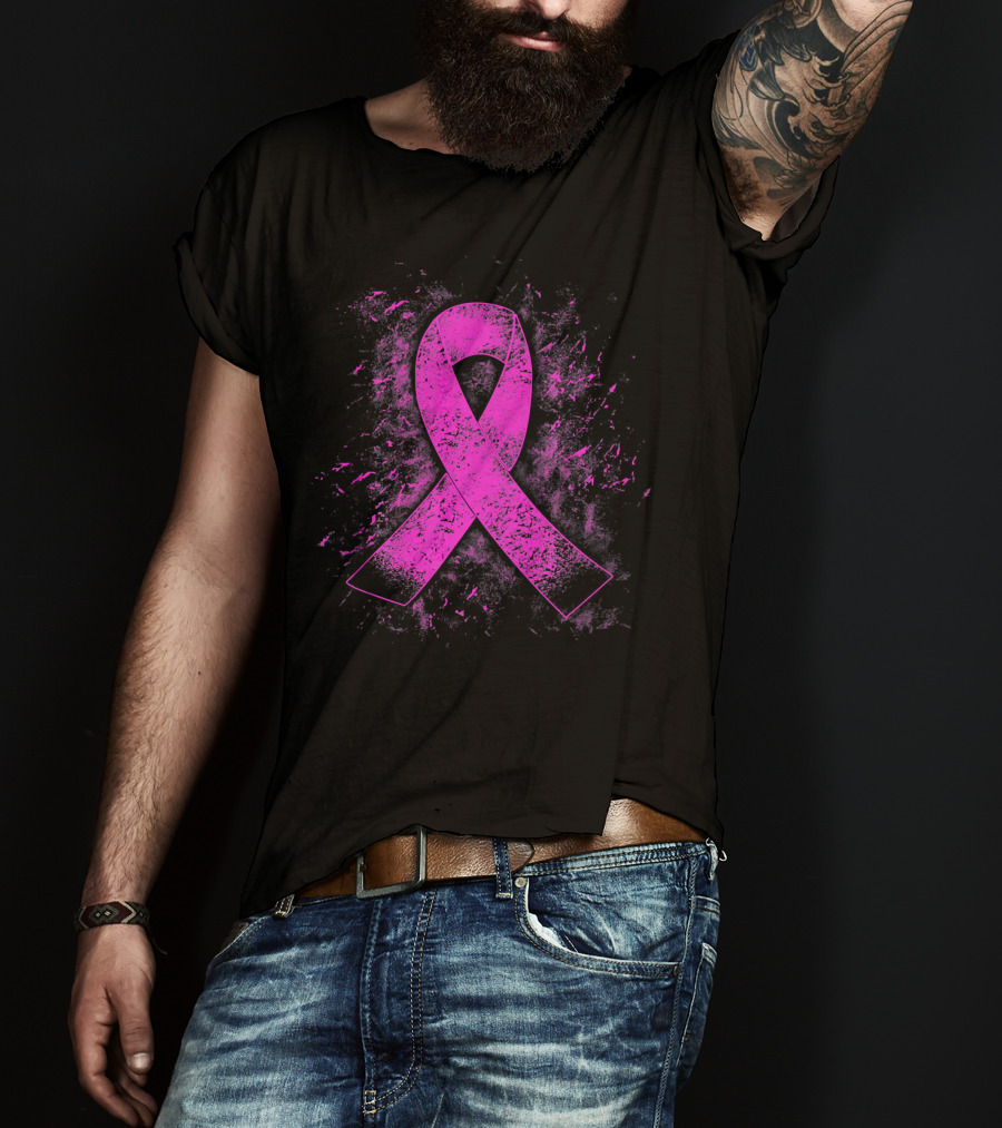 Breast Cancer Awareness Pink Ribbon T-Shirt