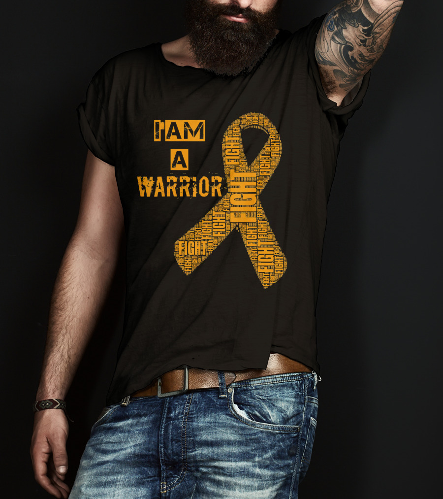 I Am A Warrior Fight Leukemia Cancer Awareness T-Shirt