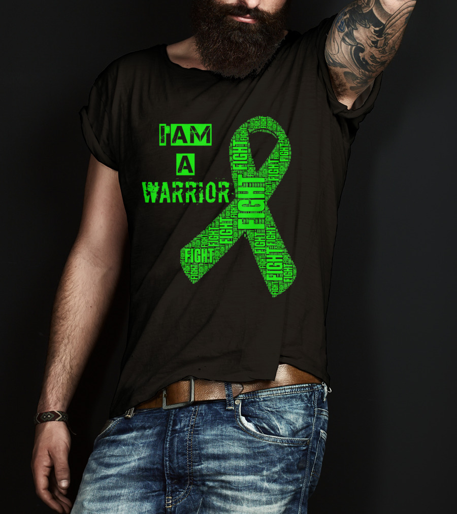 I Am A Warrior Fight Lymphoma Cancer Awareness T-Shirt