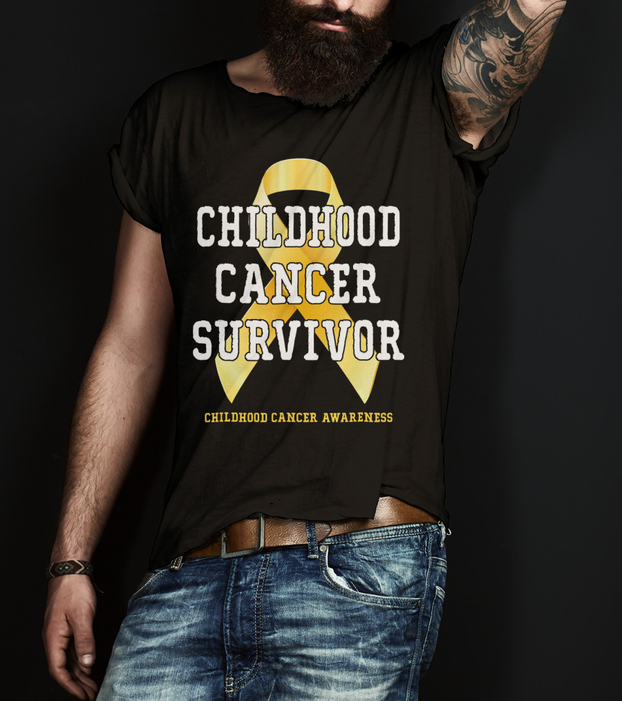 Childhood Cancer Survivor Childhood Cancer Awareness T-Shirt