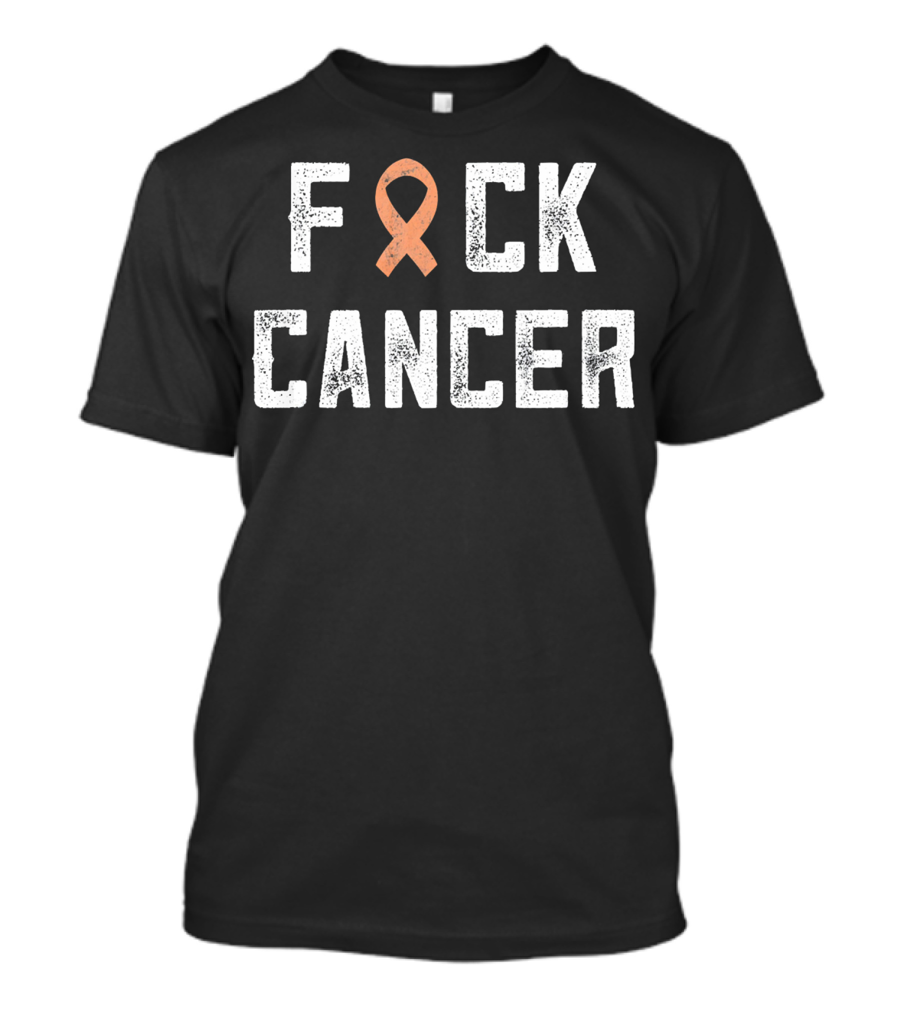 Fck Cancer Endometrial Cancer Uterine Awareness T-Shirt
