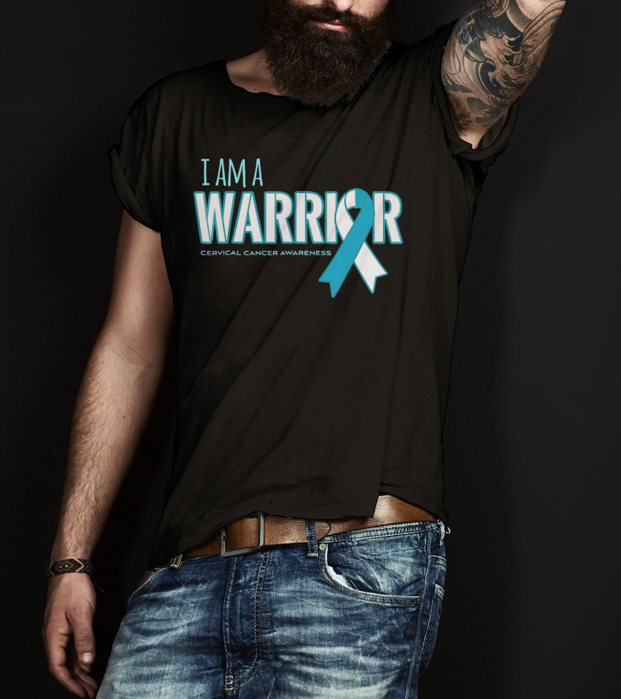 I Am A Warrior Cervical Cancer Awareness T-Shirt
