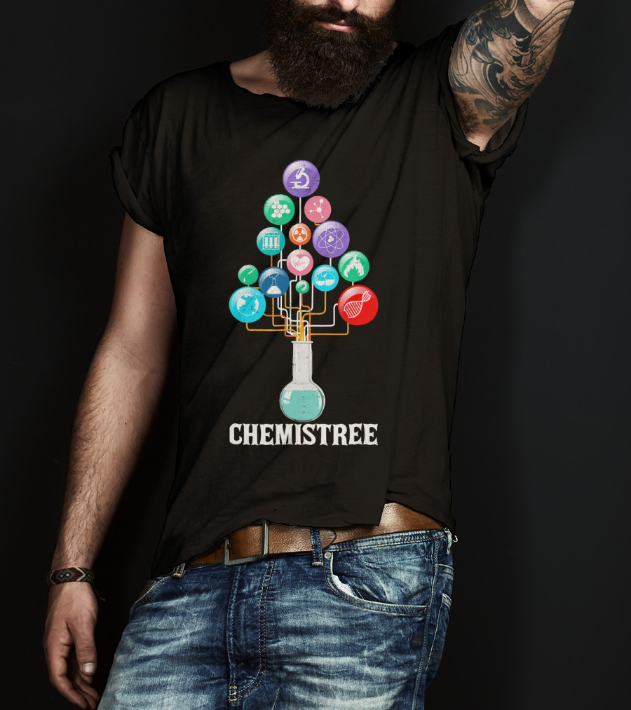 ChemiSTREE Science Chemistry Lover Icons T-Shirt