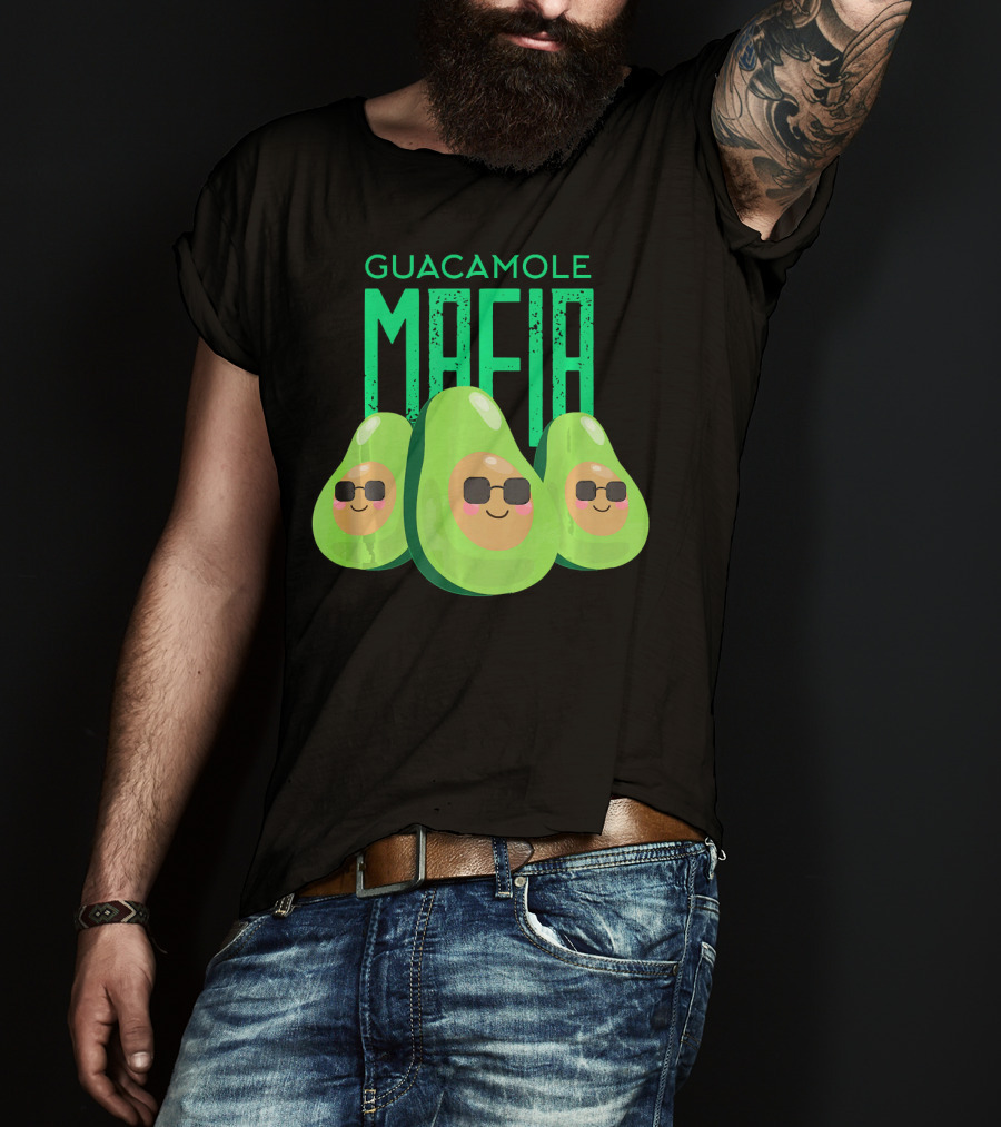 Guacamole Mafia Avogato Cool Avocado T-Shirt
