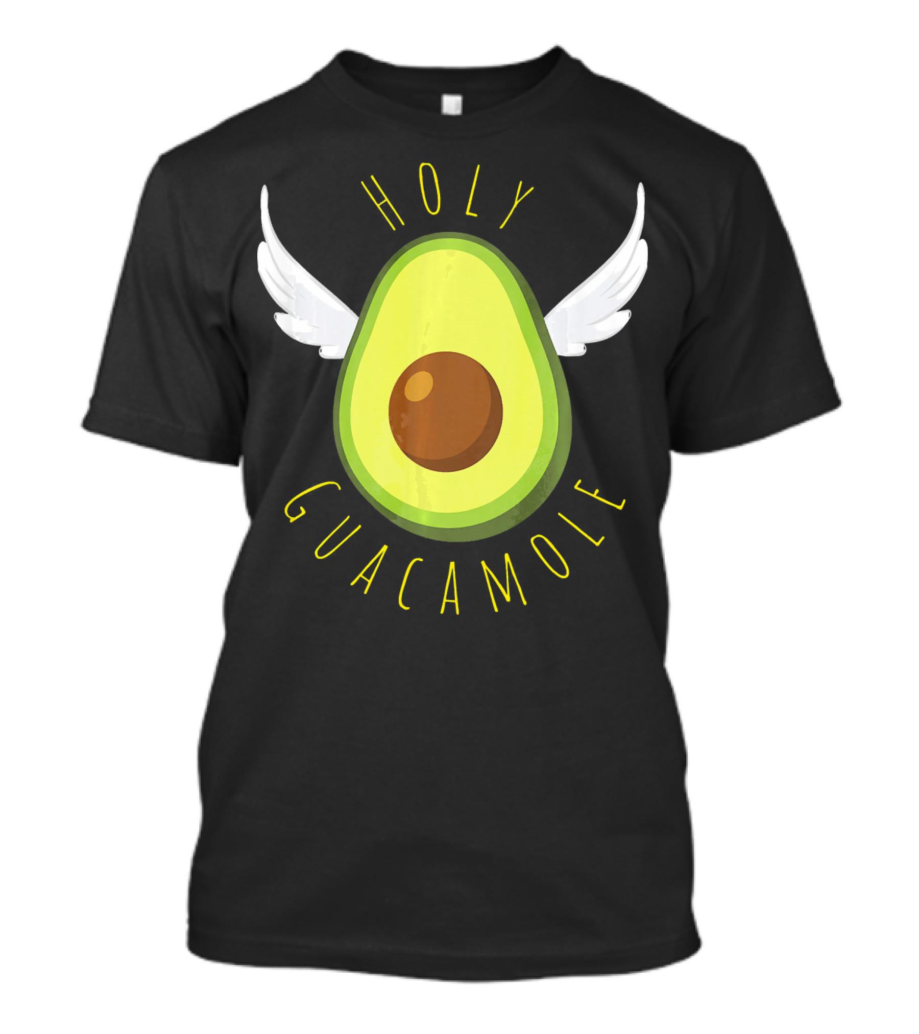 Holy Guacamole Avocado Angel Wings T-Shirt