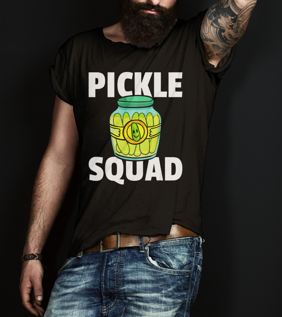 Pickle Squad Happy Pickle Jar T-Shirt