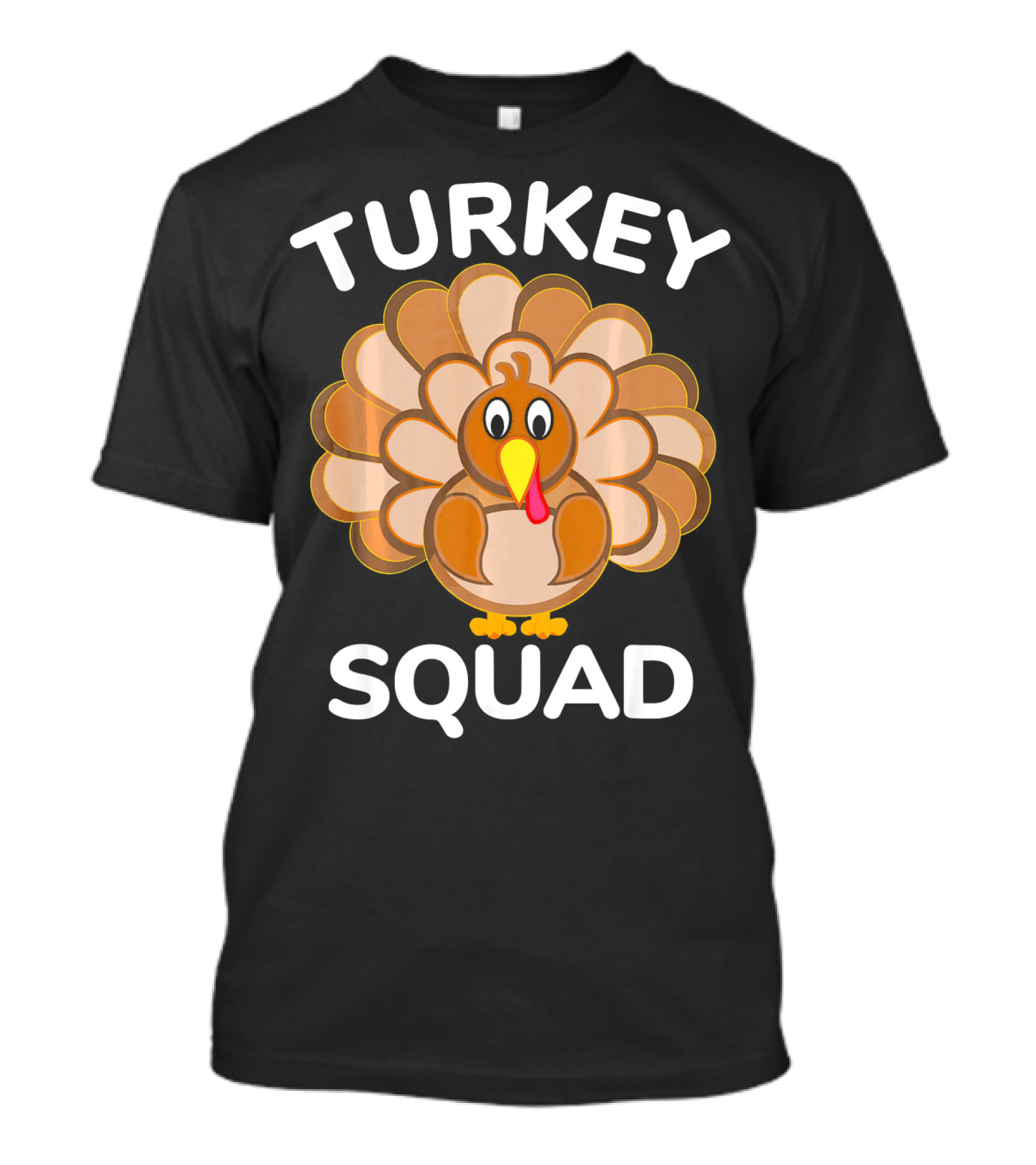 TURKEY SQUAD Thanksgiving Turkey T-Shirt