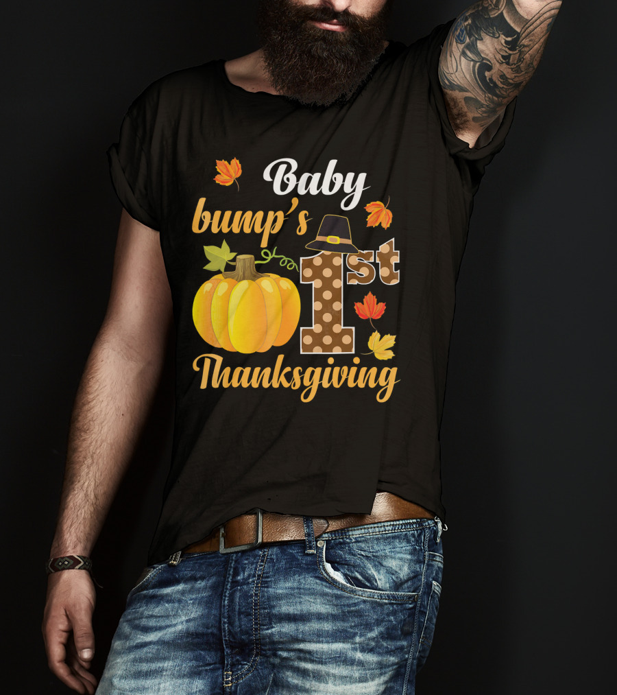 Baby Bump's 1st Thanksgiving T-Shirt