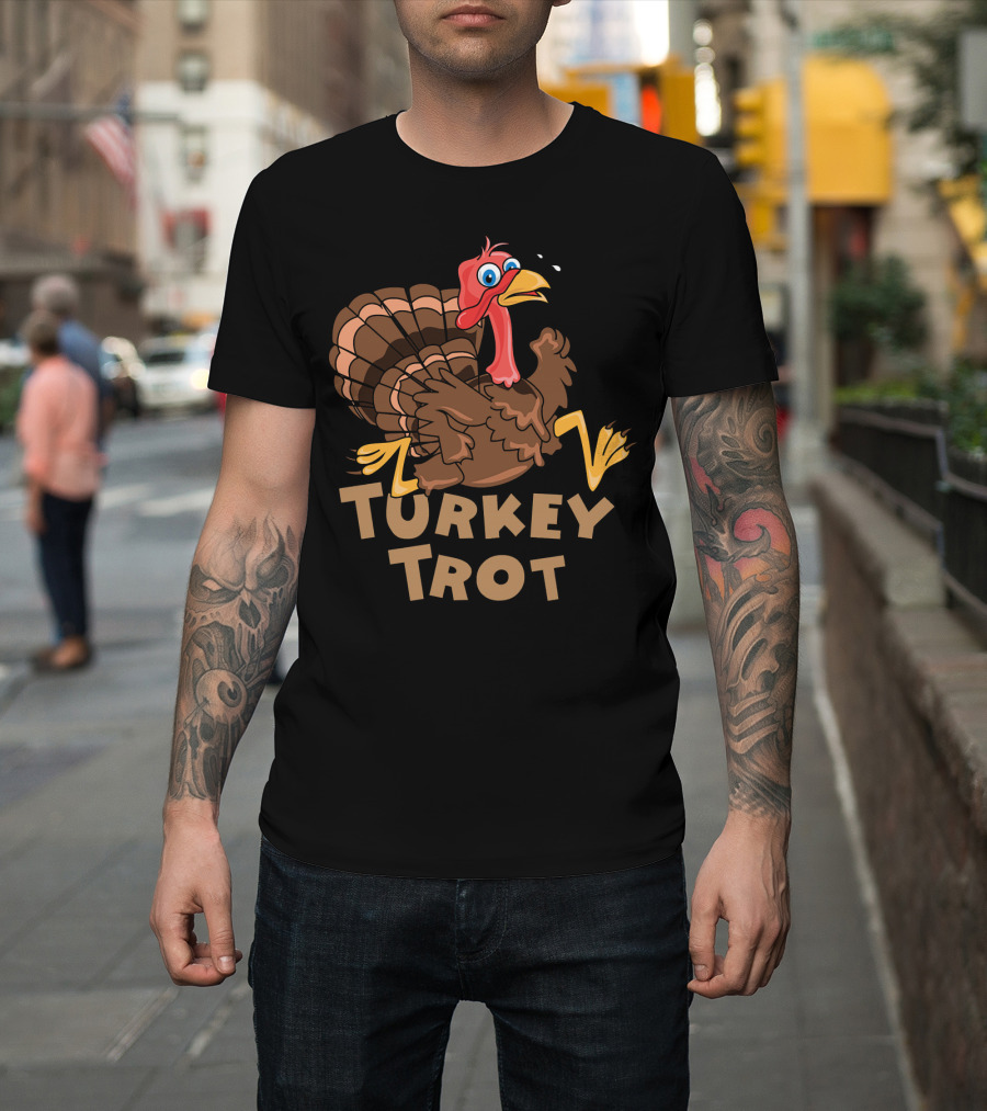 Annual Turkey Trot Running Turkey Race Event T-Shirt