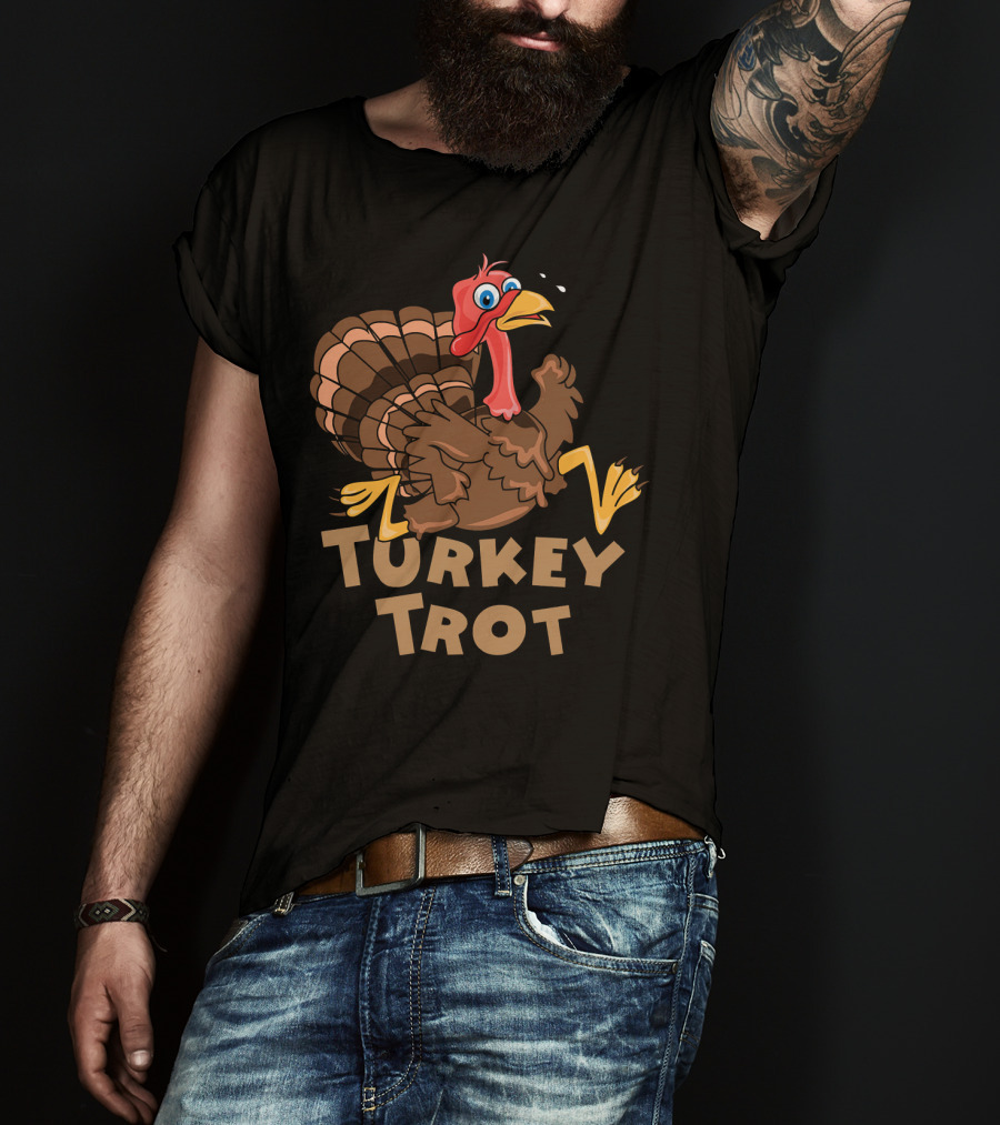 Annual Turkey Trot Running Turkey Race Event T-Shirt