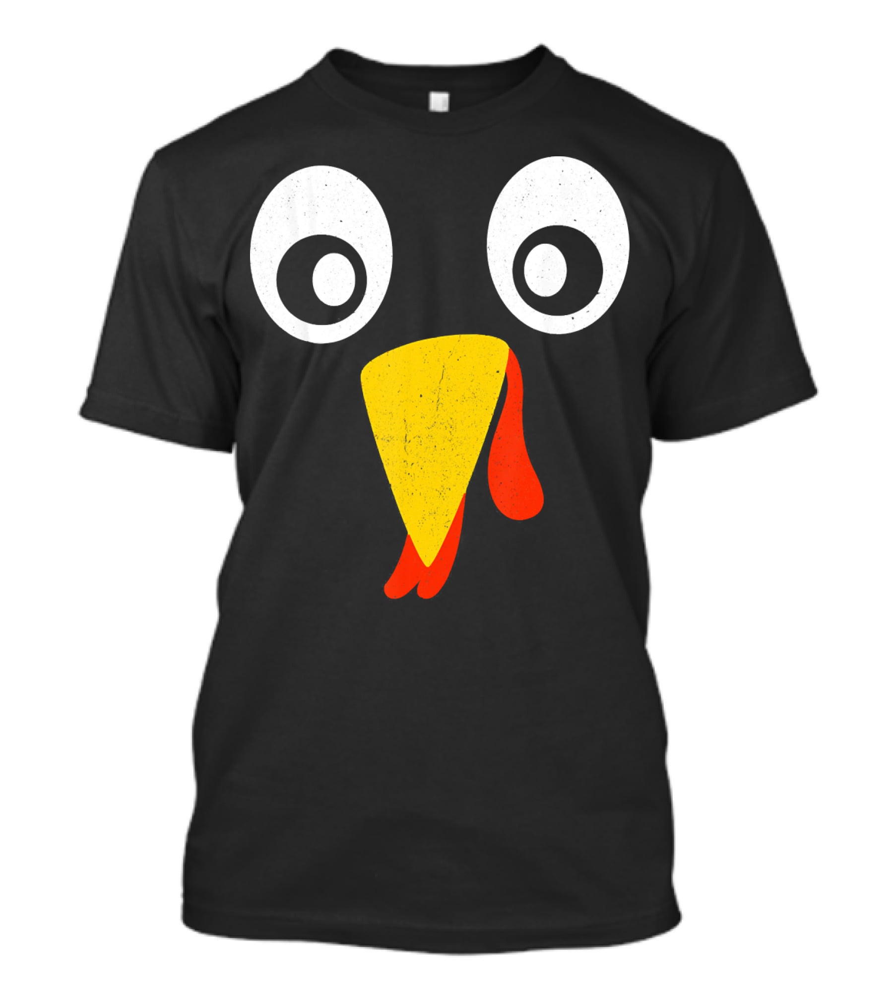 Turkey Face Pilgrim Eyes Beak And Wattle T-Shirt