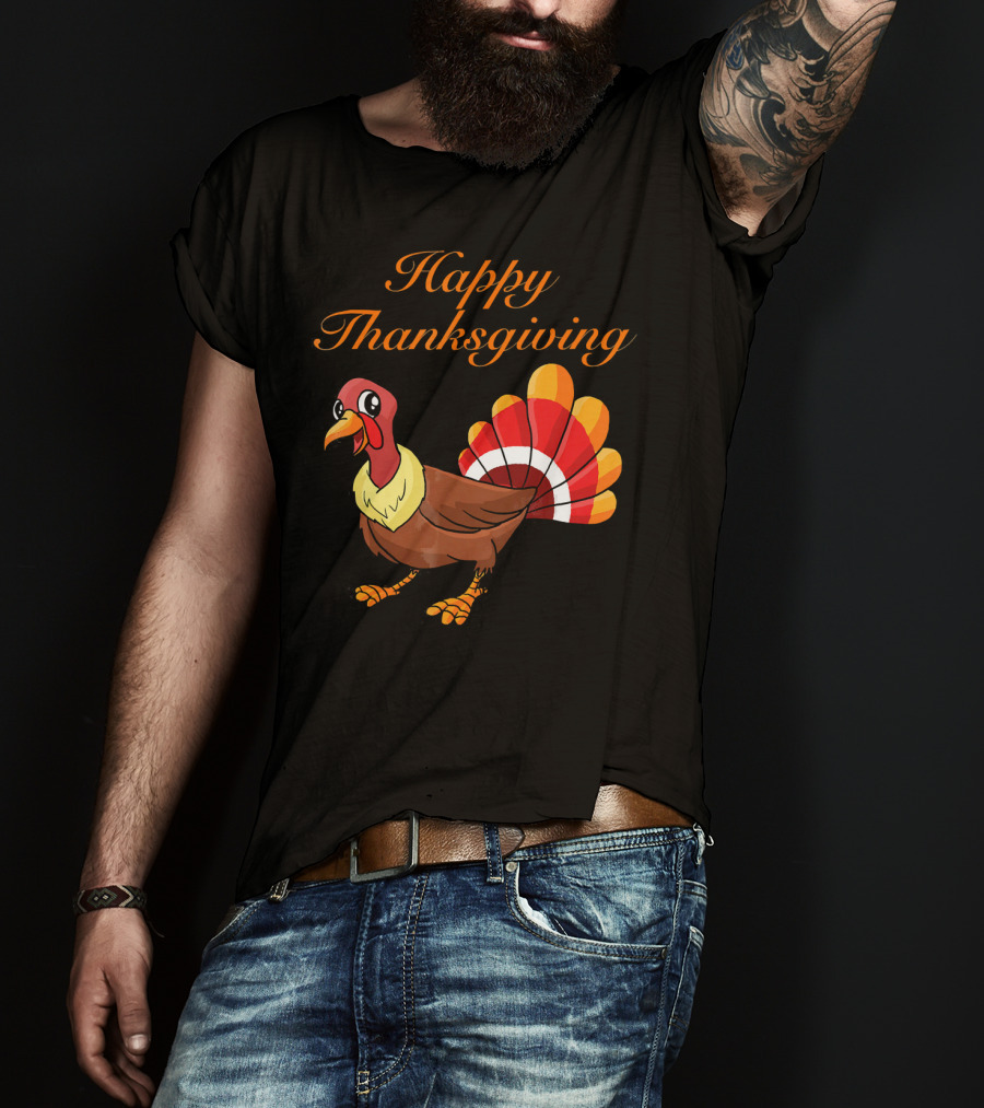 Happy Thanksgiving Turkey Celebration Day T-Shirt