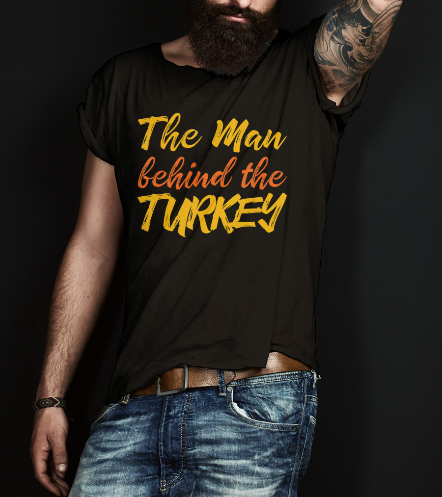 The Man Behind The Turkey T-Shirt