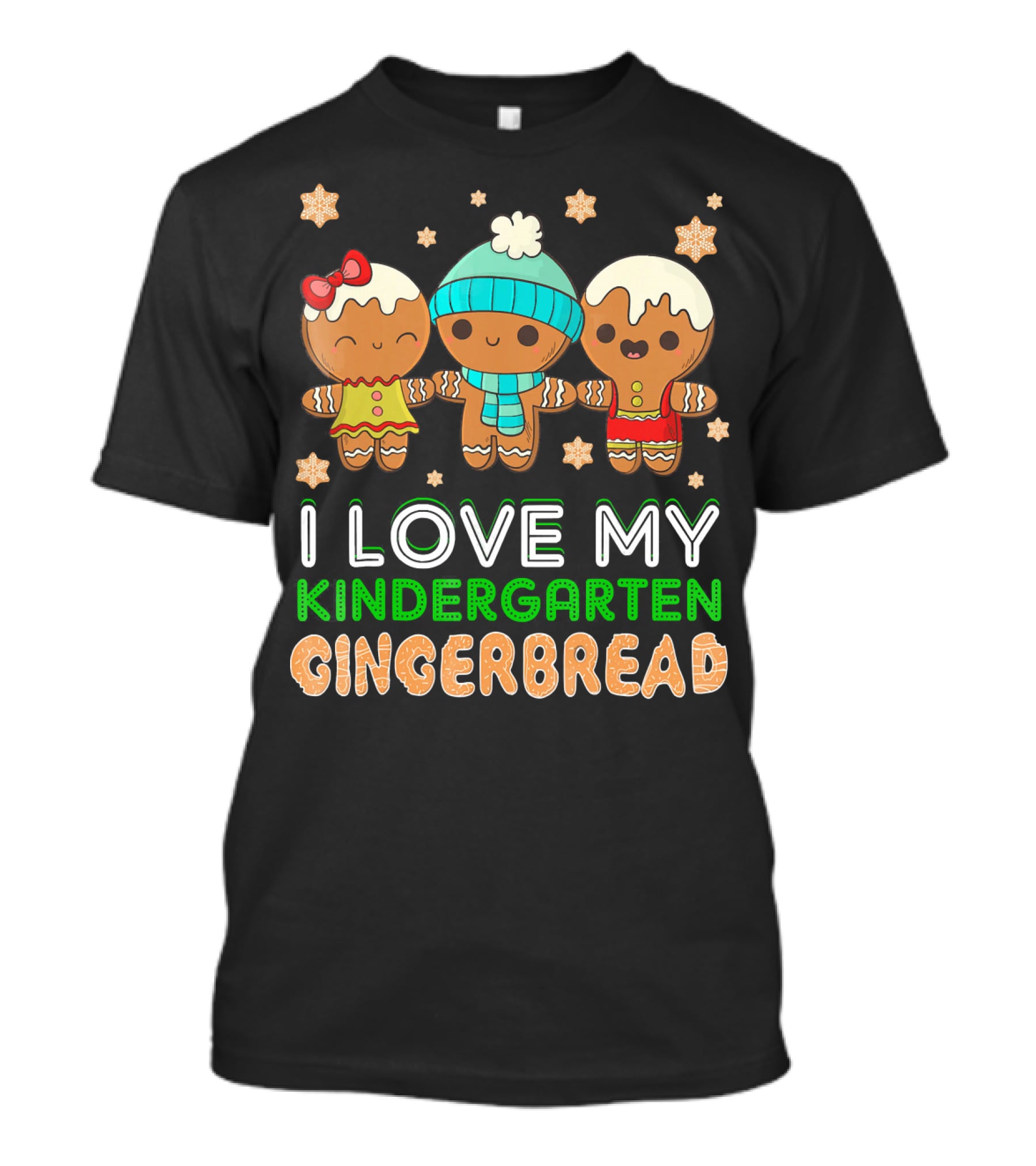 I Love My Kindergarten Gingerbread T-Shirt