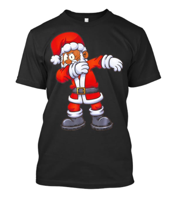 Dabbing Santa Claus In Traditional Red Suit T-Shirt