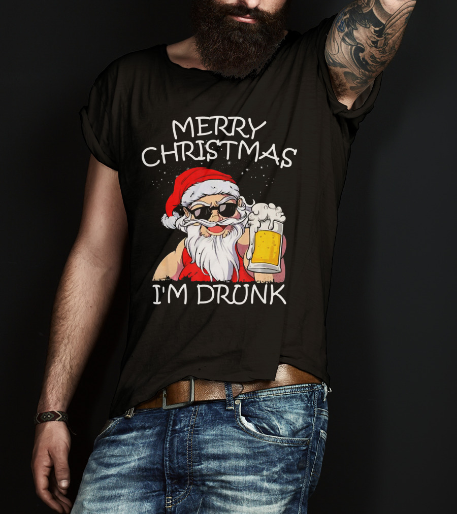 Merry Christmas Santa I'm Drunk T-Shirt