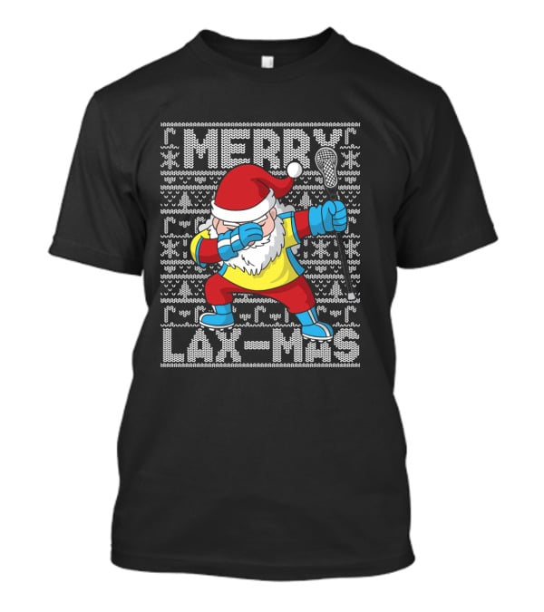 Merry Lax-Mas Ugly ChristmasDabbing T-Shirt