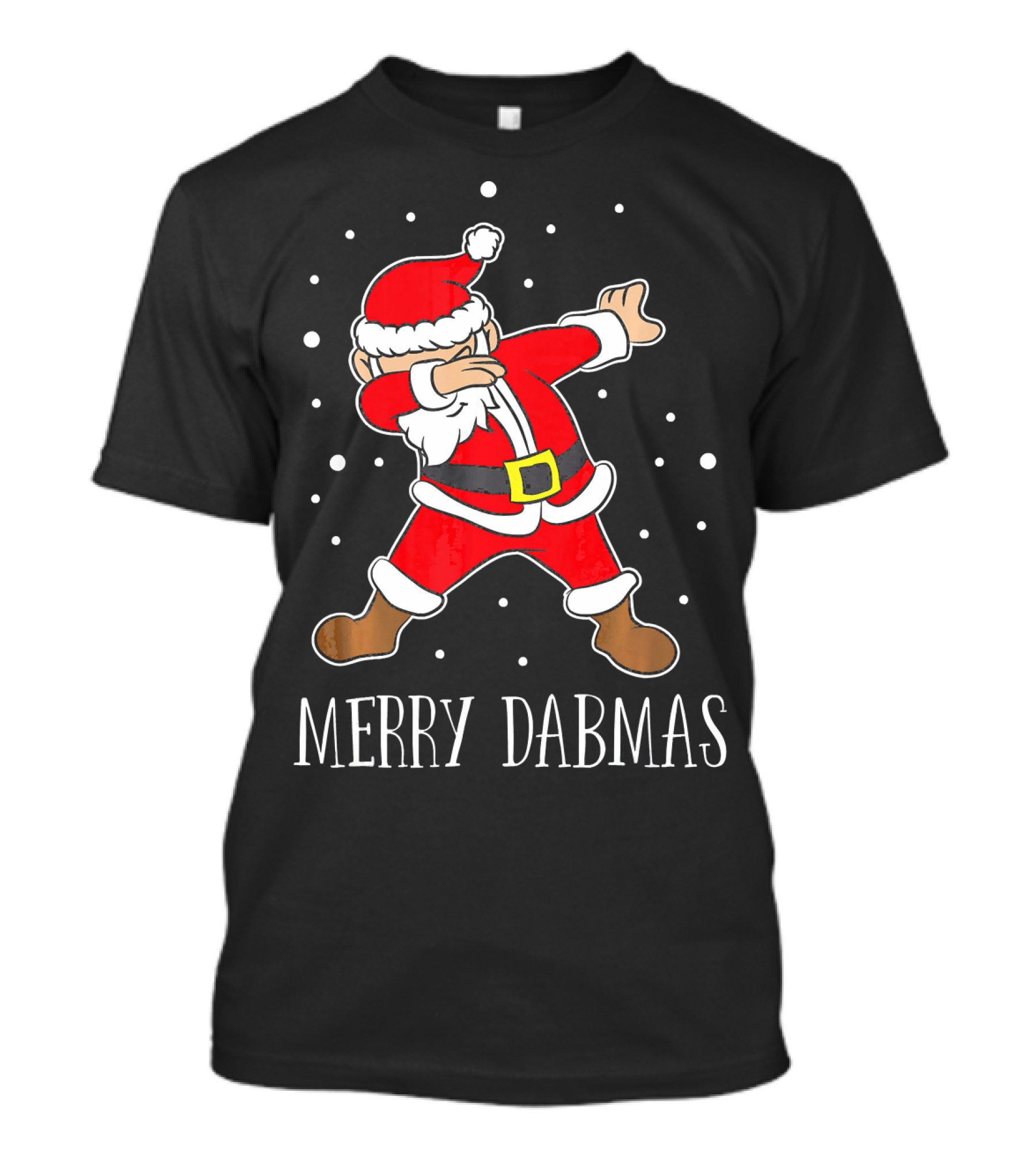 Merry Dabmas Funny Dabbing Christmas Santa T-Shirt