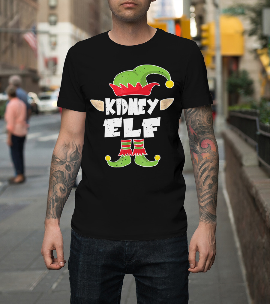 Kidney Elf Squad Nephrology Festive T-Shirt