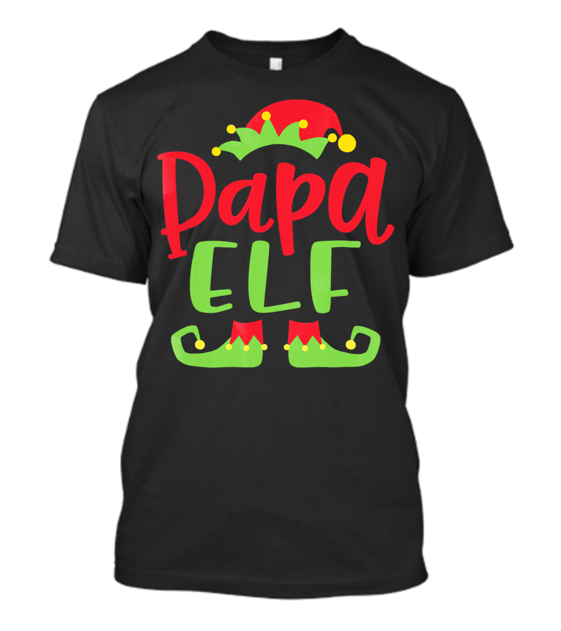 Papa Elf Christmas Match Holiday Humor T-Shirt