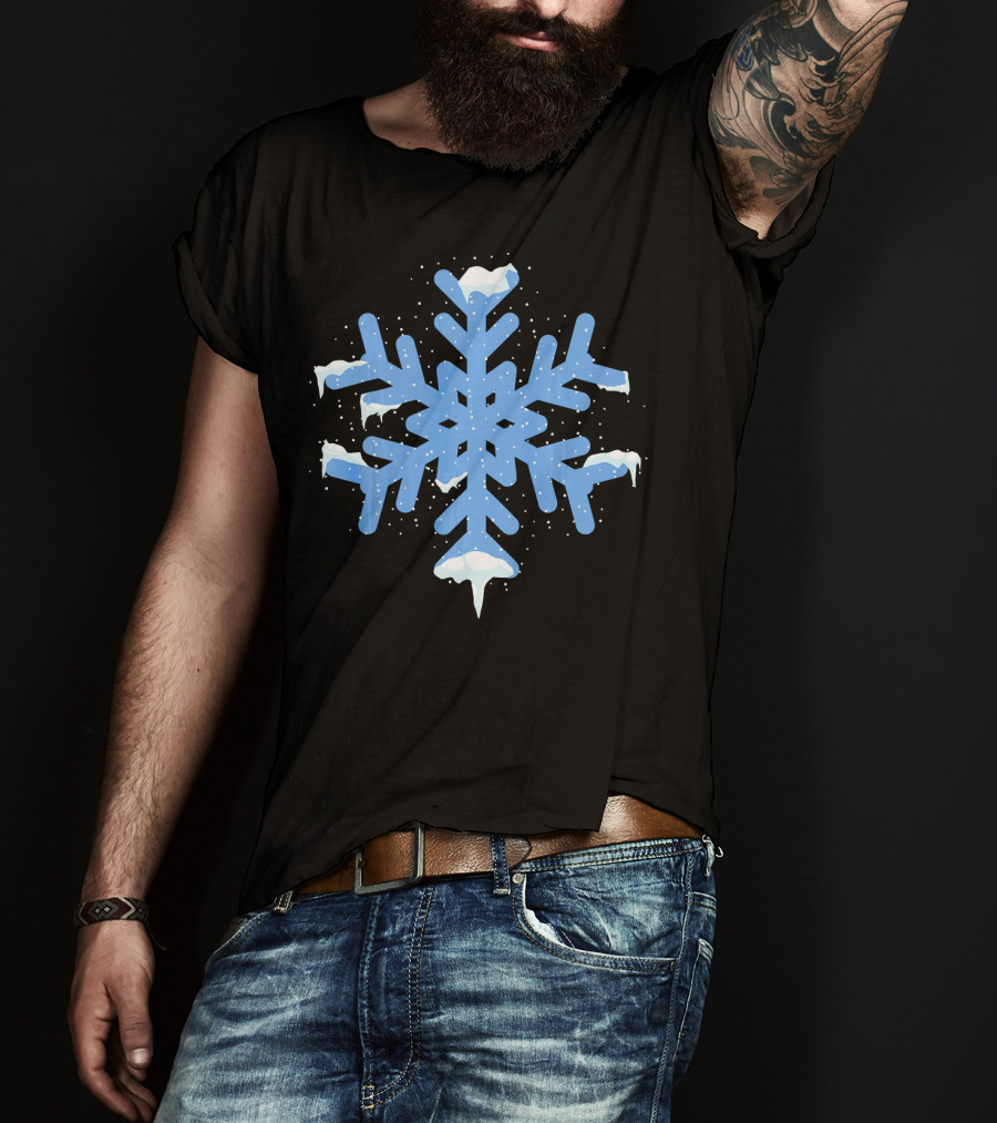Snowflake Christmas Winter Cold Snowflake T-Shirt