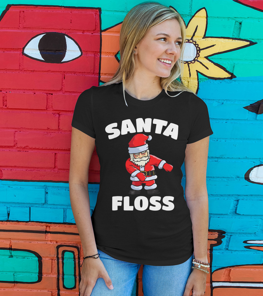 Santa Floss Dance Christmas Moves T-Shirt