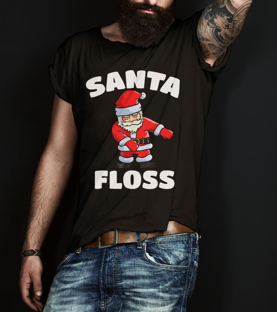Santa Floss Dance Christmas Moves T-Shirt