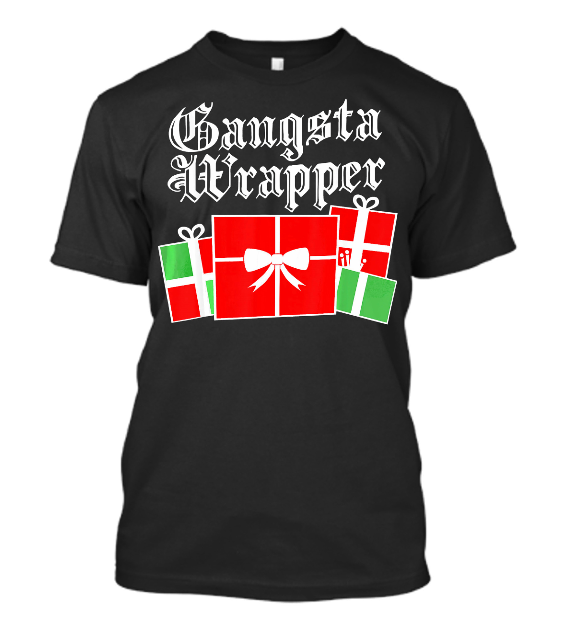 Gangsta Wrapper Christmas Gift Boxes T-Shirt