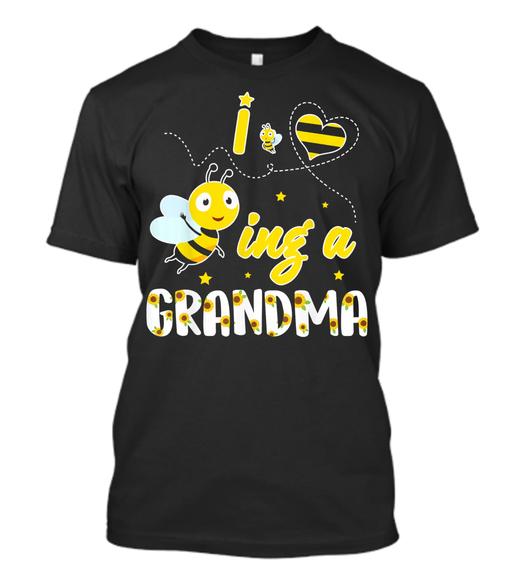 I Love Being A Great Grandma Bee-Themed Funny Family T-Shirt